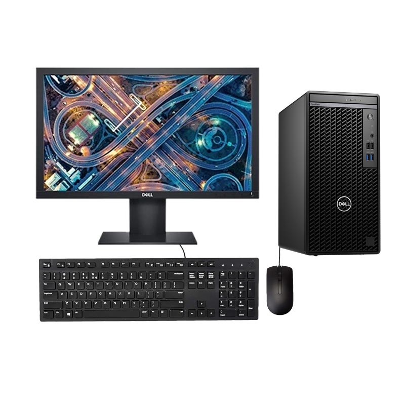 Picture of Dell OptiPlex 7010 - 12th Gen Intel Core i5-12500 Tower Desktop PC (8GB/ 512GB SSD/ Ubuntu/ 1Year Warranty/ Black) +  Dell 20 19.5" E2020H Monitor